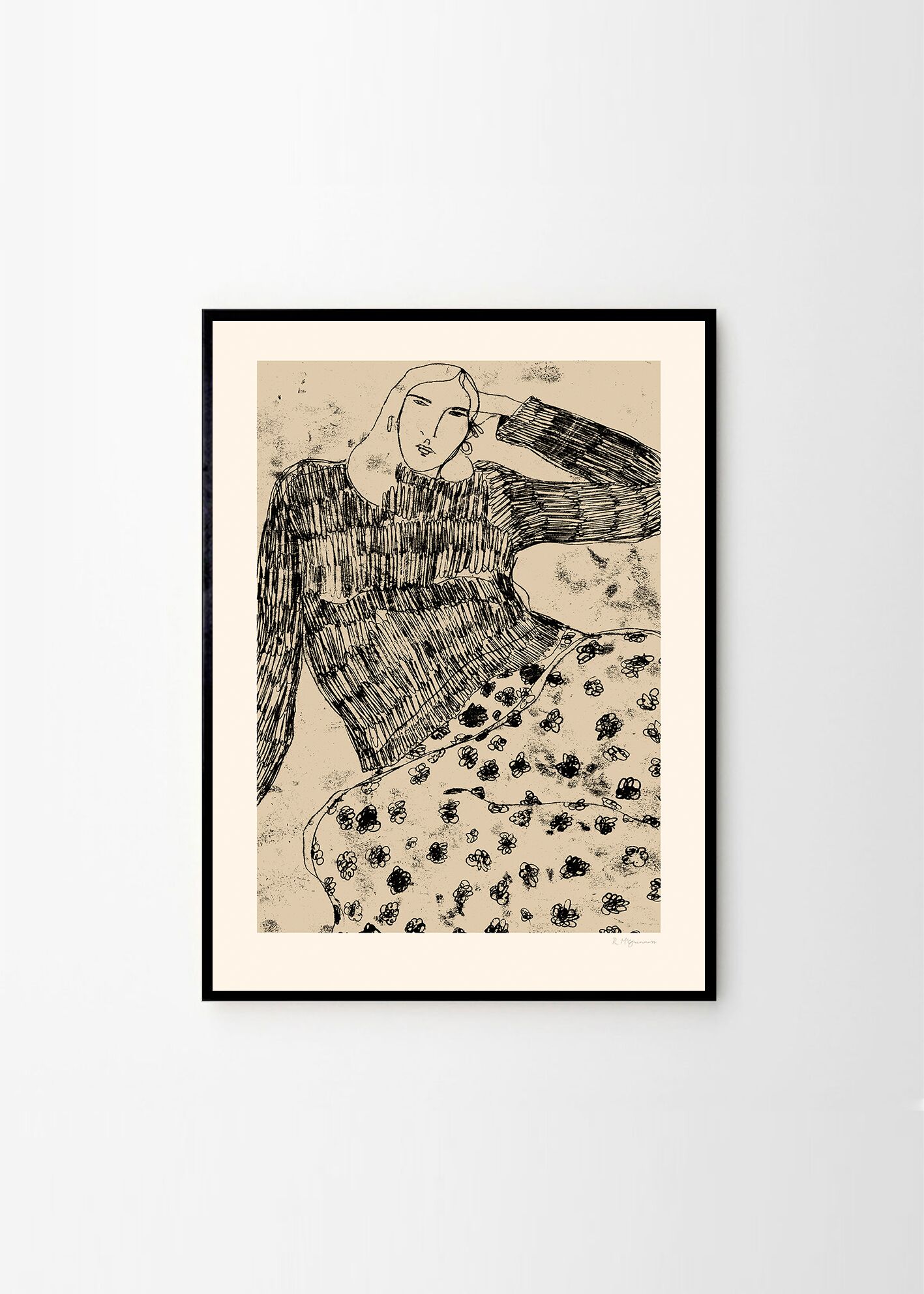 Rosie_McGuinness_Leaning_Woman_Frame_Black_Oak_Low_Res-