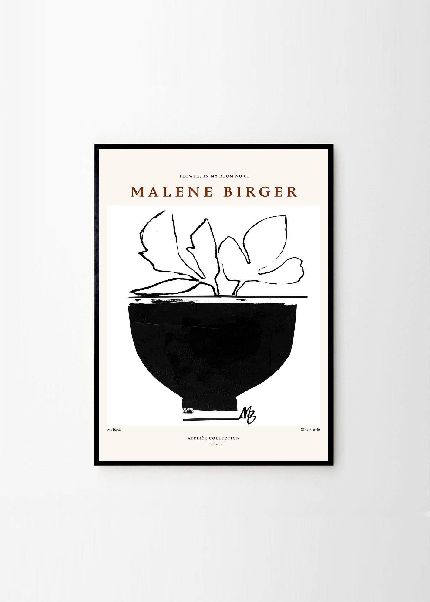 Malene_Birger_Flowers_In_My_Room_No_01_Frame_Black_Oak_Low_Res-kopi