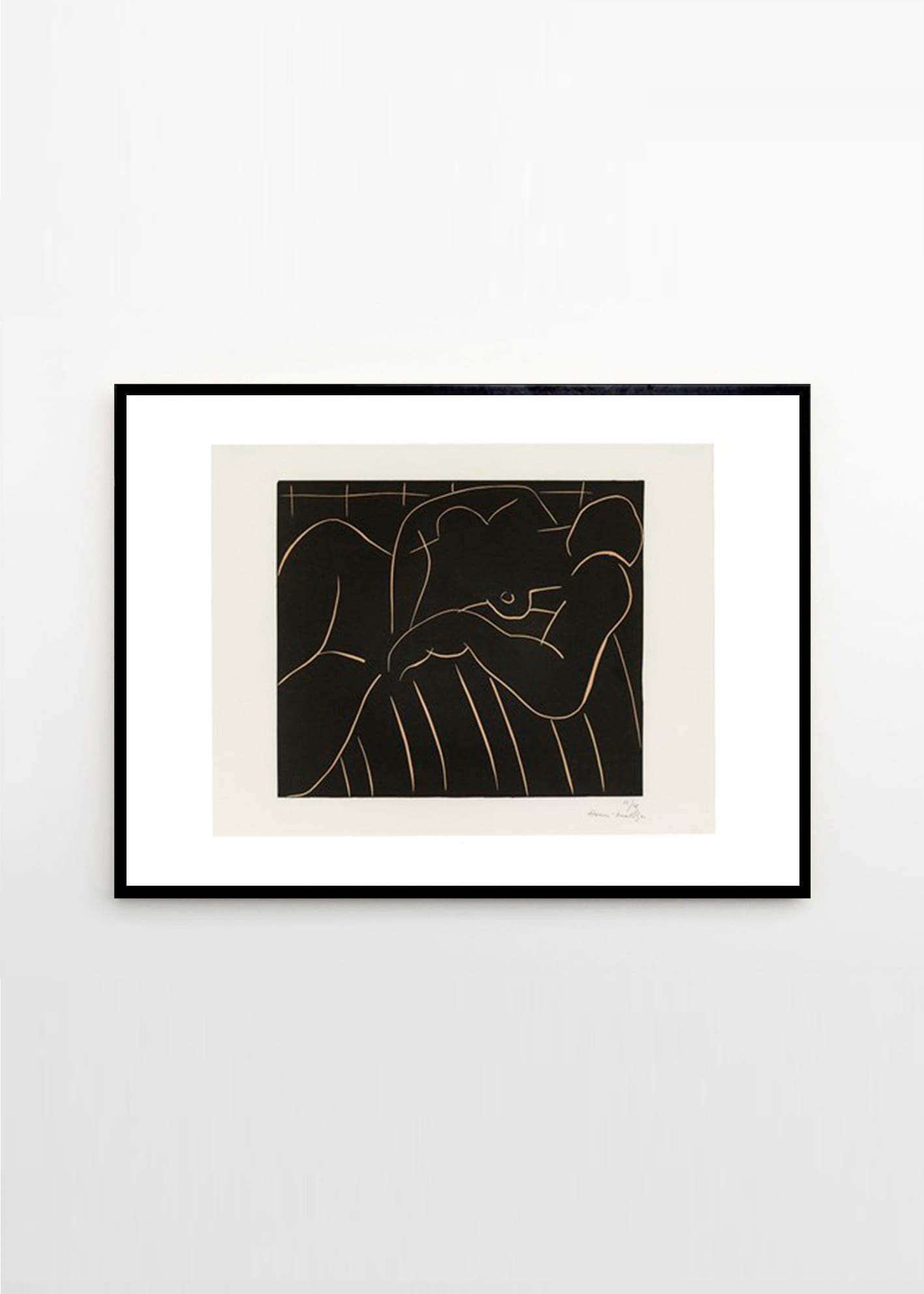 Henri-Matisse_La_Sieste_1938_Frame_Black_Oak_Low_Res