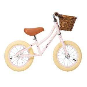 Rowerek biegowy FIRST GO bonton pink / Banwood