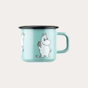 Emaliowany kubek retro Moomin Muminek 300 ml